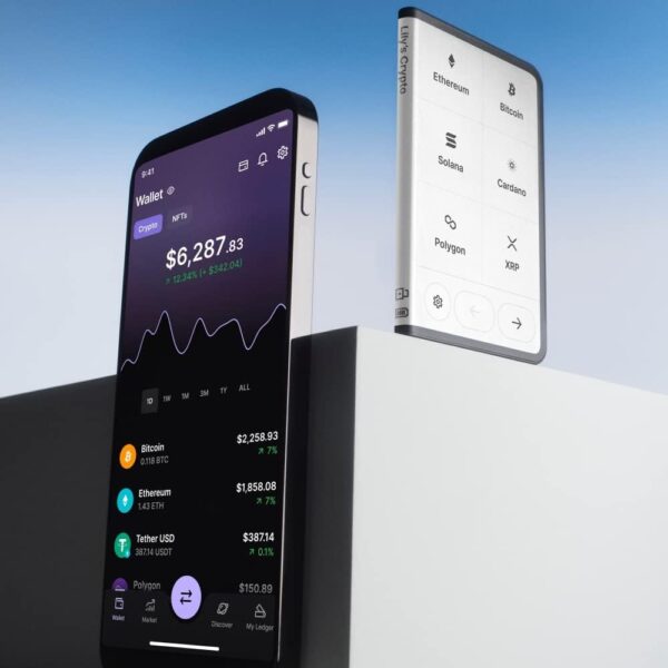 Ledger Stax - Next-Gen Secure Touchscreen Crypto Wallet with Curved E Ink Display - Image 6