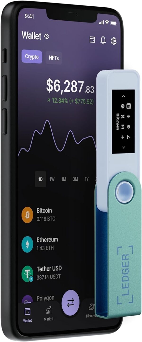 Ledger Nano S Plus Crypto Hardware Wallet (Matte Black) - Safeguard Your Crypto, NFTs and Tokens - Image 22