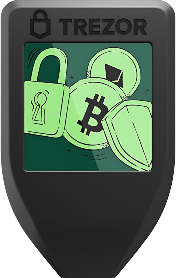 Trezor Model T - Crypto Hardware Wallet with LCD Touchscreen, Protecting Bitcoin & 1000's of Coins with Maximum Security