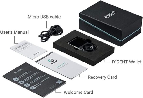 D'CENT Biometric Wallet - Cryptocurrency Hardware Wallet - Bluetooth - Supporting Multiple Coins Including Bitcoin, Ethereum and More - Image 6