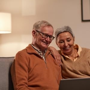 older couple smiling