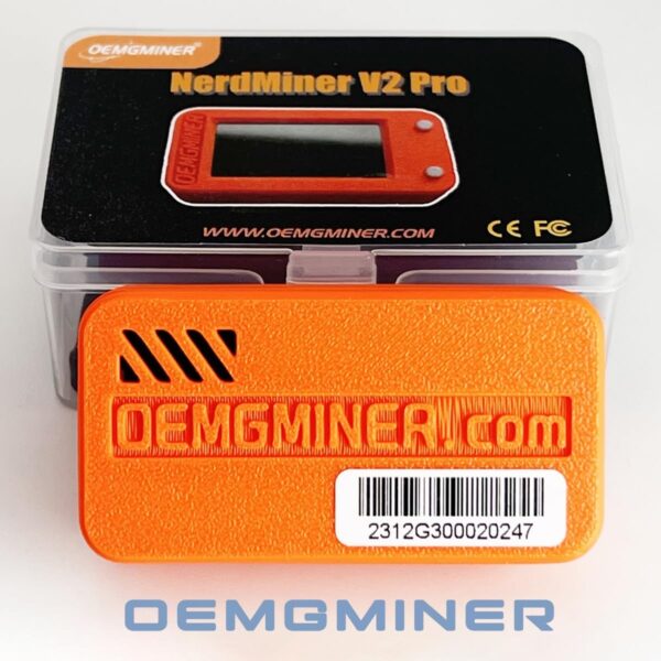 NerdMiner V2 Pro 78KH/s T-Display S3 Bitcoin Solo Lottery Miner Win 3.125 BTC with Low Power Consumption - WiFi Connection, and USB-C Power (NerdMiner V2 Pro-Orange) - Image 4