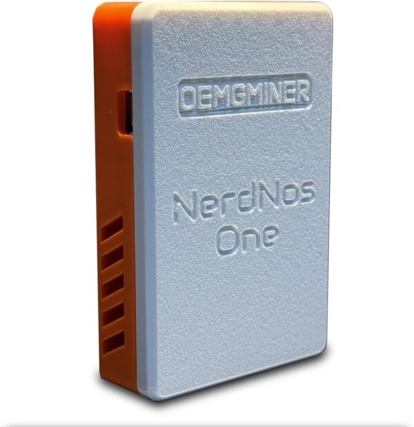 NerdMiner Nerdnos One - 200GH/s 8W Bitcoin Asic Miner Win 3.125 BTC Solo Lottery Miner with Low Power Consumption WiFi Connection with USB-C Cable - Image 2